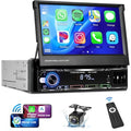 7" Flip Out Touchscreen Car Stereo with Wireless Carplay Android Auto Bluetooth AM/FM USB K540