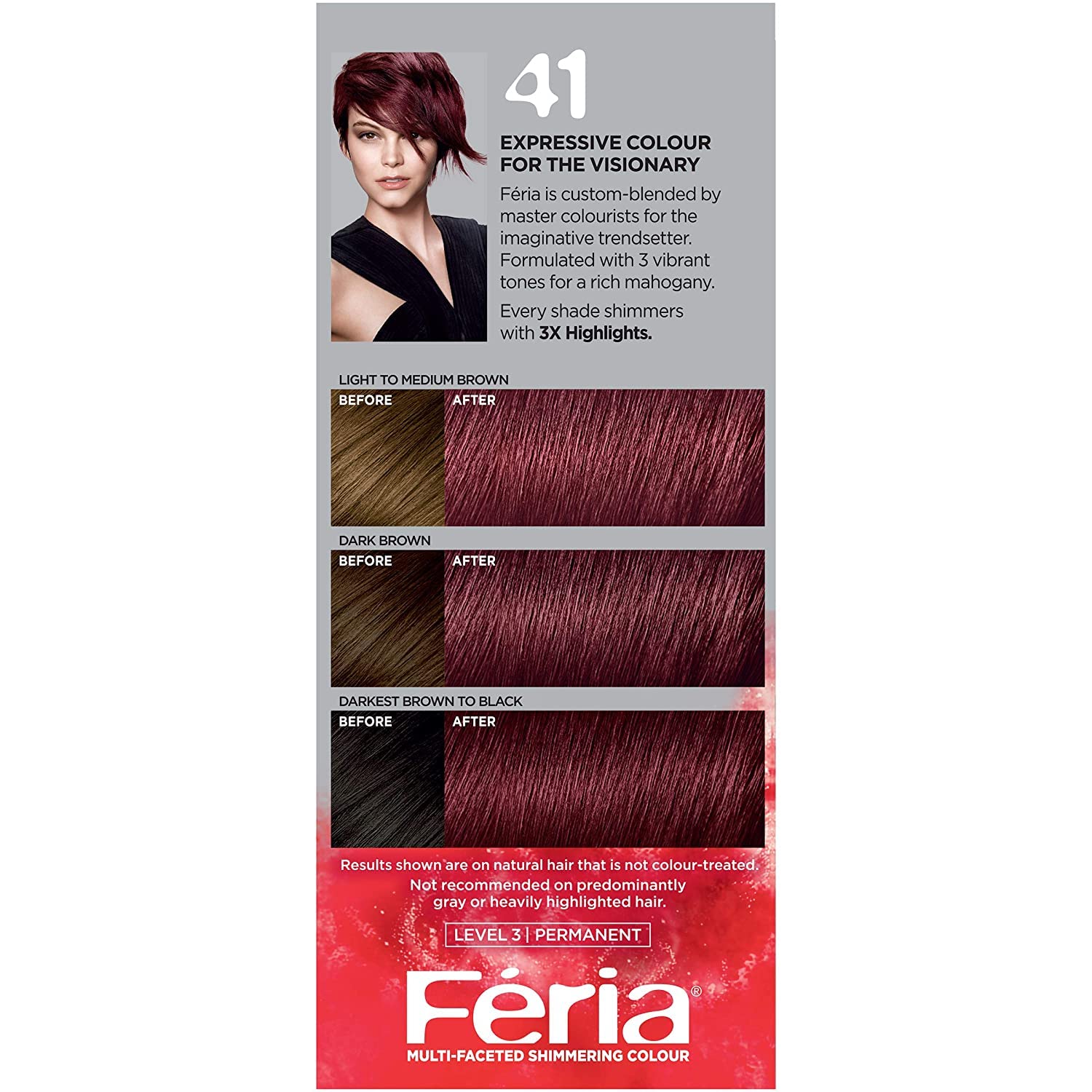 Rich Mahogany Hair Color S30341