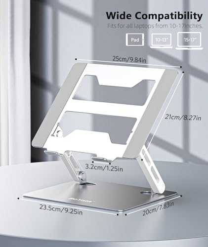Adjustable Laptop Stand with Non-Slip Mat K857512
