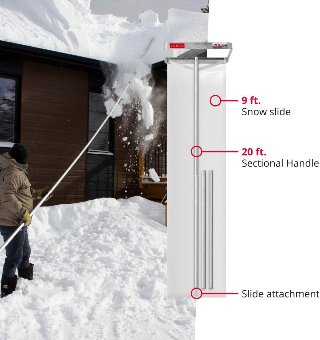 20 ft. Reach Aluminium Roof Snow Removal Tool H70082