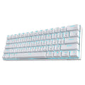 White 61 Keys Wireless 60% Mechanical Keyboard I759439