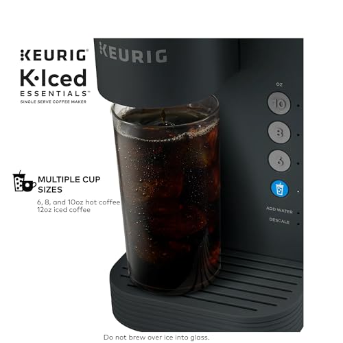 White Single-Serve K-Cup Pod Coffee Maker with 36oz Removable Reservoir C294508