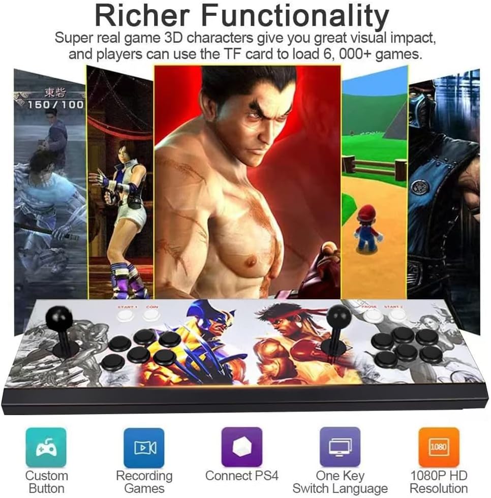 Arcade Game Console 1080P 8000 in 1 2 Players V2629