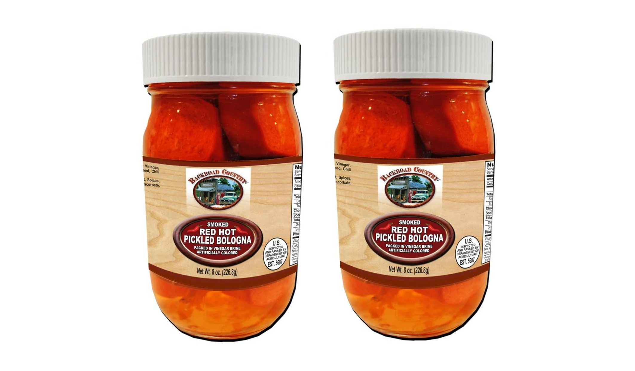 2-Pack 8 oz. Pickled Red Hot Bologna S329699