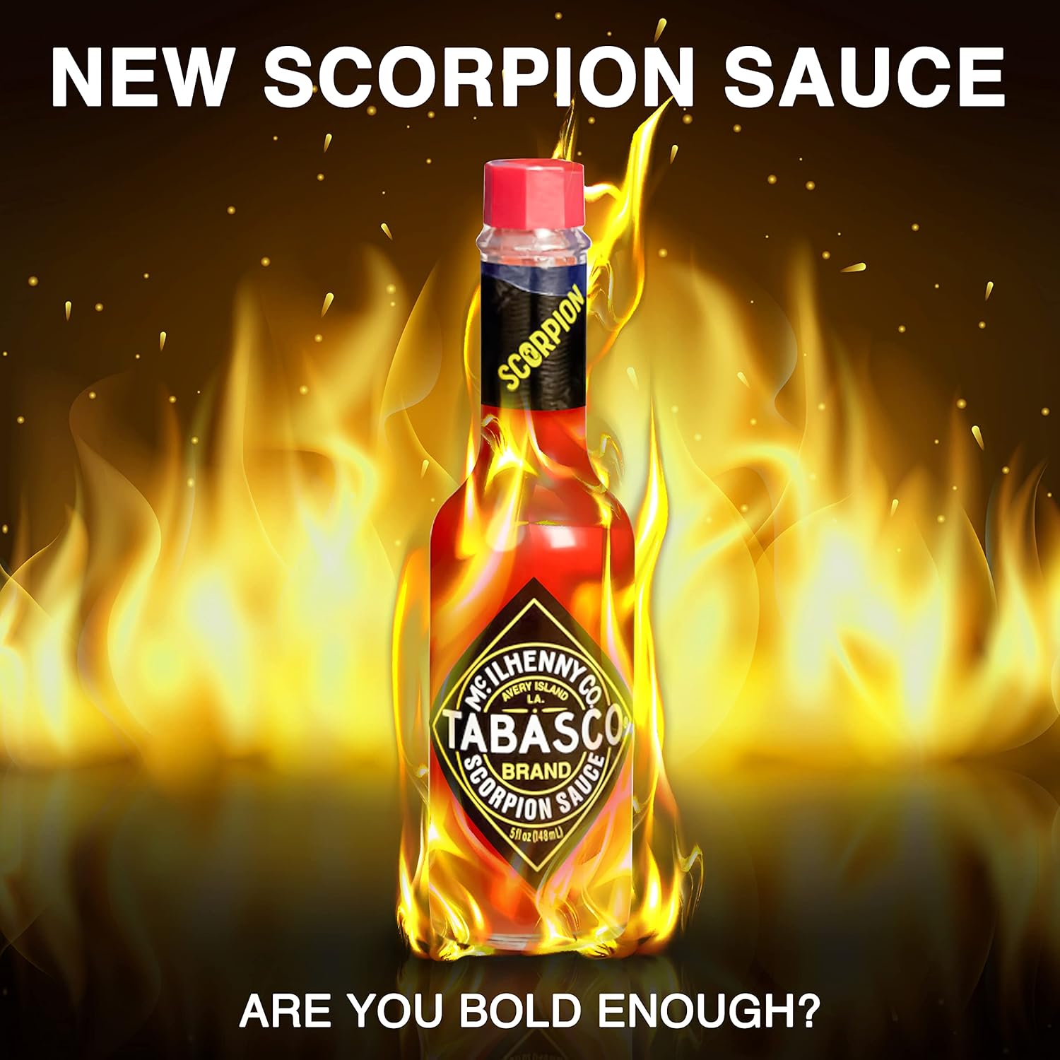Tabasco Hot Sauce Scorpion Variety Pack 2 oz Bottles H937
