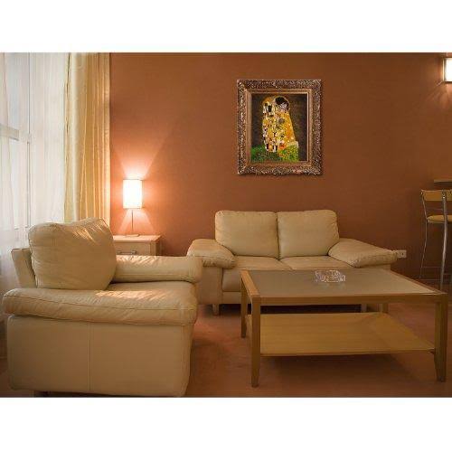 The Kiss Framed Hand Painted Oil on Canvas O168519