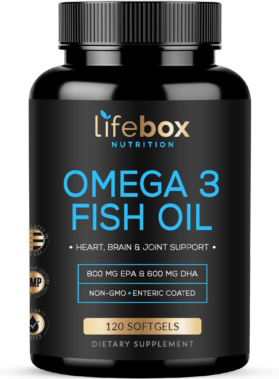 Omega 3 Fish Oil 2000mg 120 Softgels P84479