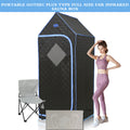 Black Far Infrared Full Body Sauna Tent Z754318