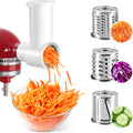 White Slicer Shredder Attachments for Kitchenaid Mixer D603