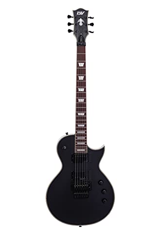 Satin Black Solid Body Electric Guitar with Floyd Rose Tremolo B317