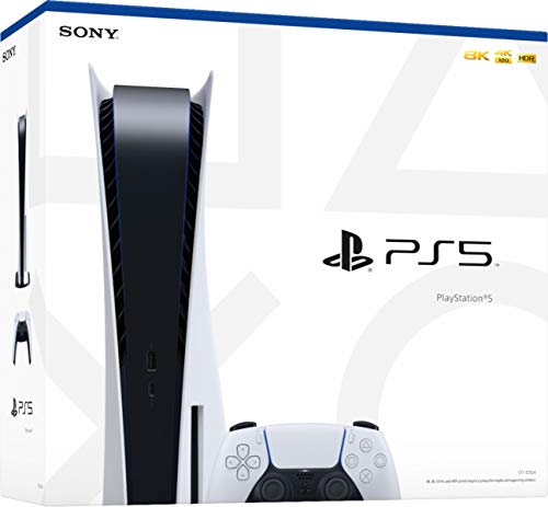 Playstation 5 Disc Version Console - Additional Controller, 825GB SSD (Renewed) B6375
