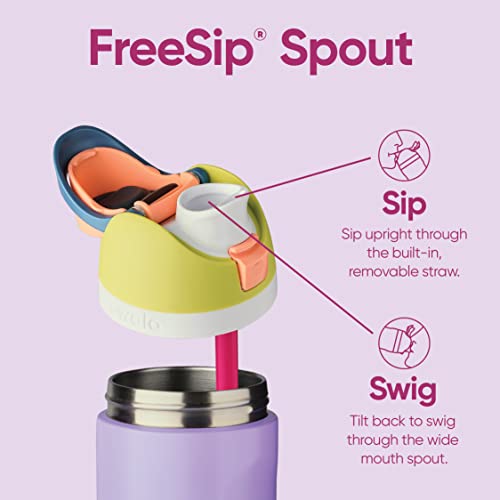 32 Oz Insulated Stainless Steel BPA-Free Water Bottle with Straw C3570
