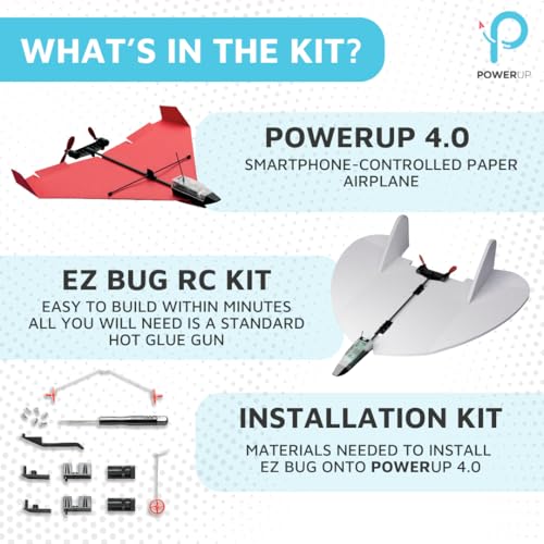 Smartphone Controlled Paper Airplane Kit V40124