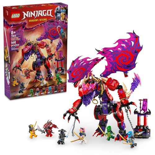 Thunderfang Dragon of Chaos Building Toy with 6 Minifigures and Poseable Dragon Figure X5942