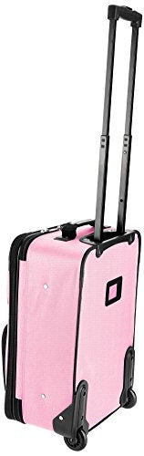 Pink Expandable 2-Piece Softside Upright Luggage Set E63528