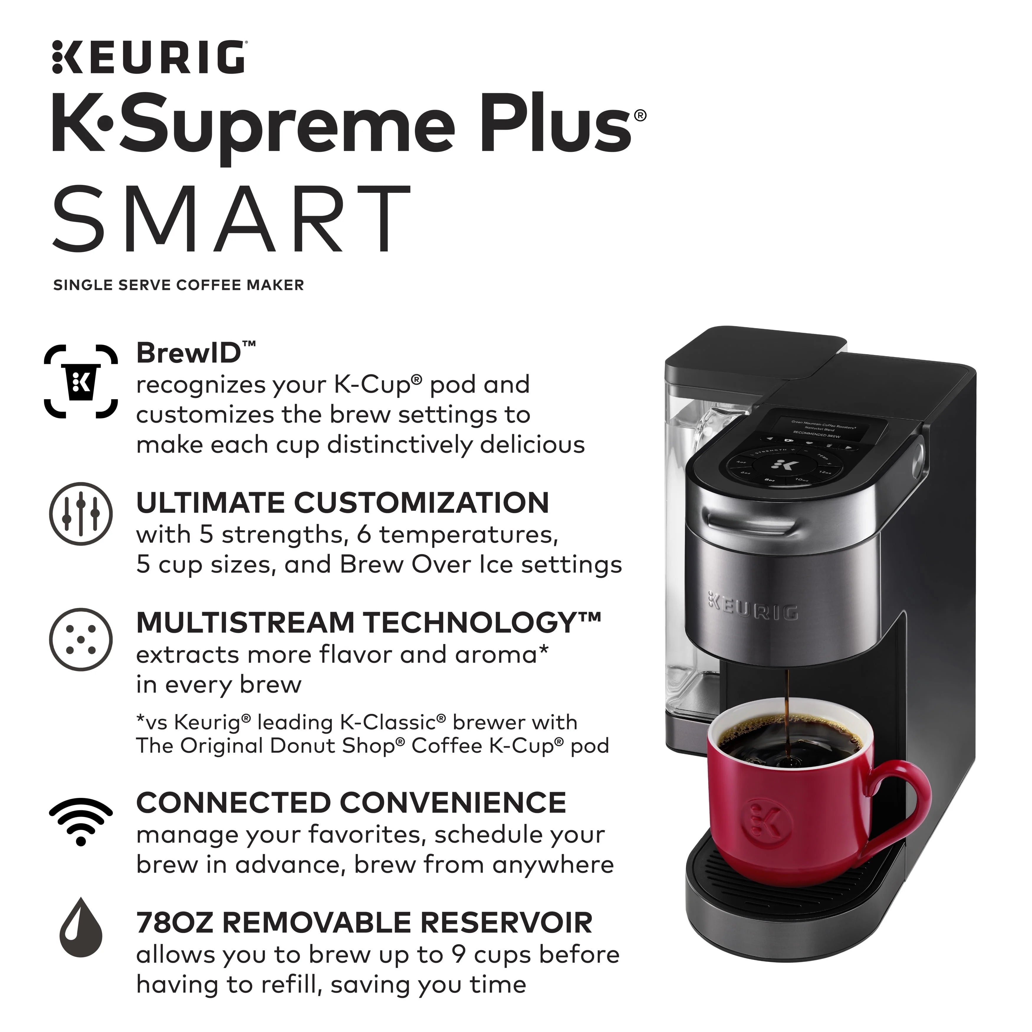 Black Single Serve K-Cup Pod Coffee Maker C70701