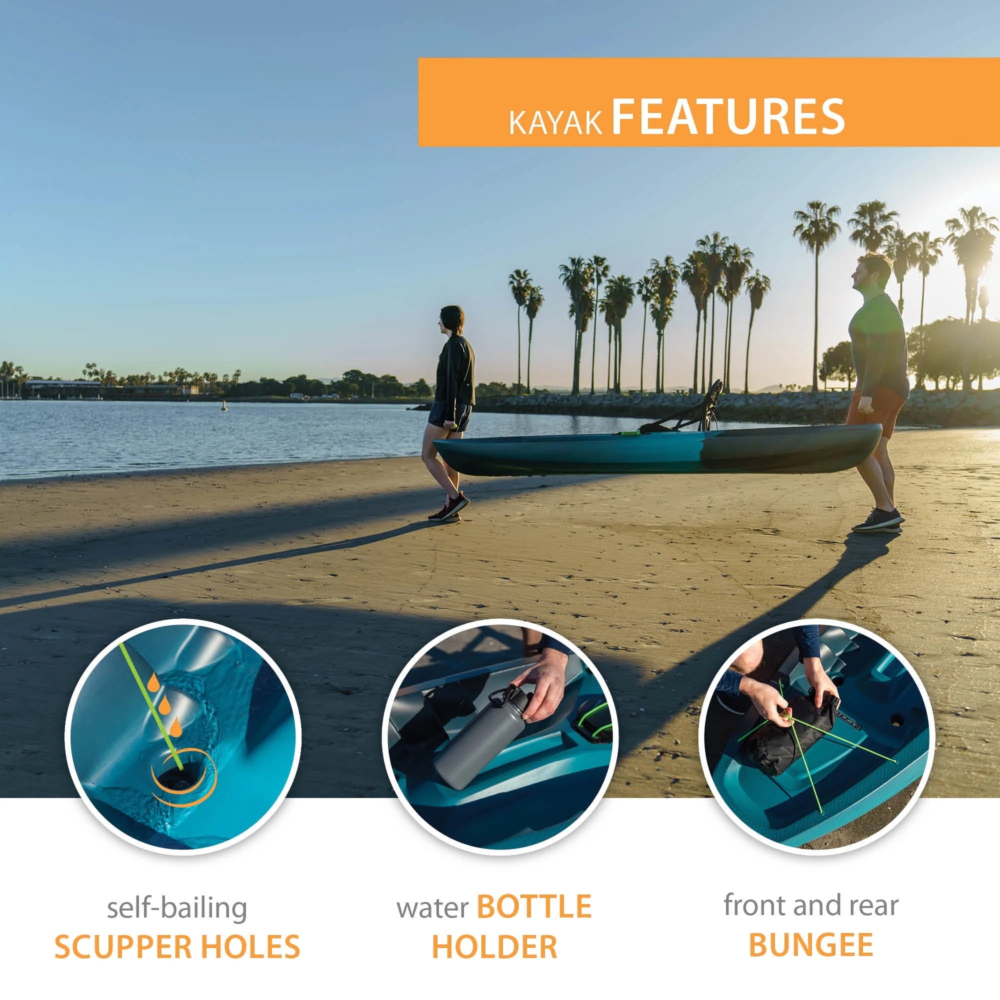 123 inch Sit-on-Top Kayak U75833
