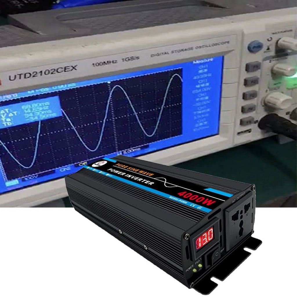 4000W Pure Sine Wave Power Inverter DC12V to AC 120V B305