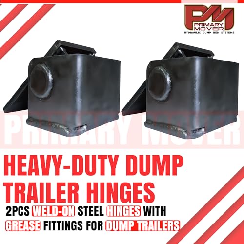 2Pcs Greasable Weld-On Solid Steel Dump Trailer Hinges M71576