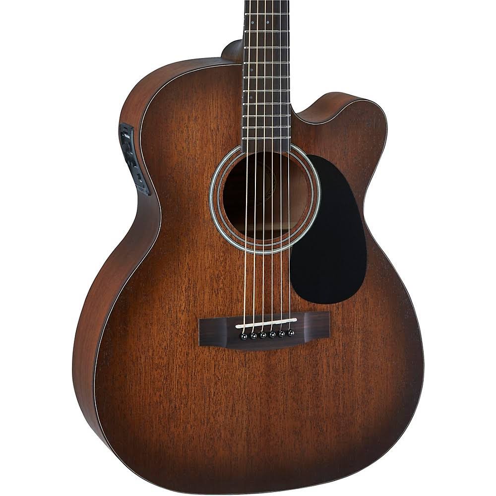 Solid Top Mahogany Auditorium Acoustic-Electric Guitar Edge Burst H383180