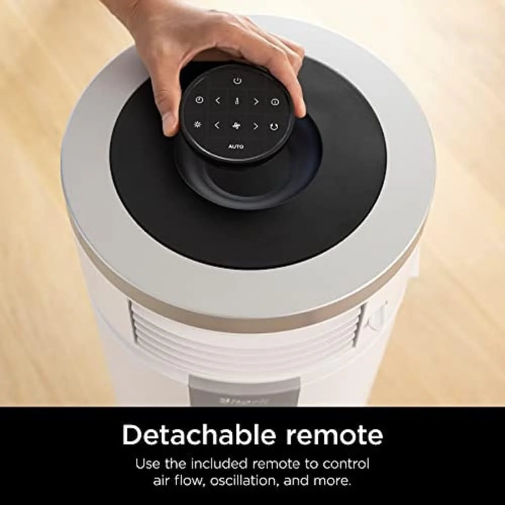 Open Box 3-in-1 Air Purifier Heater Fan HEPA Filter White A7609