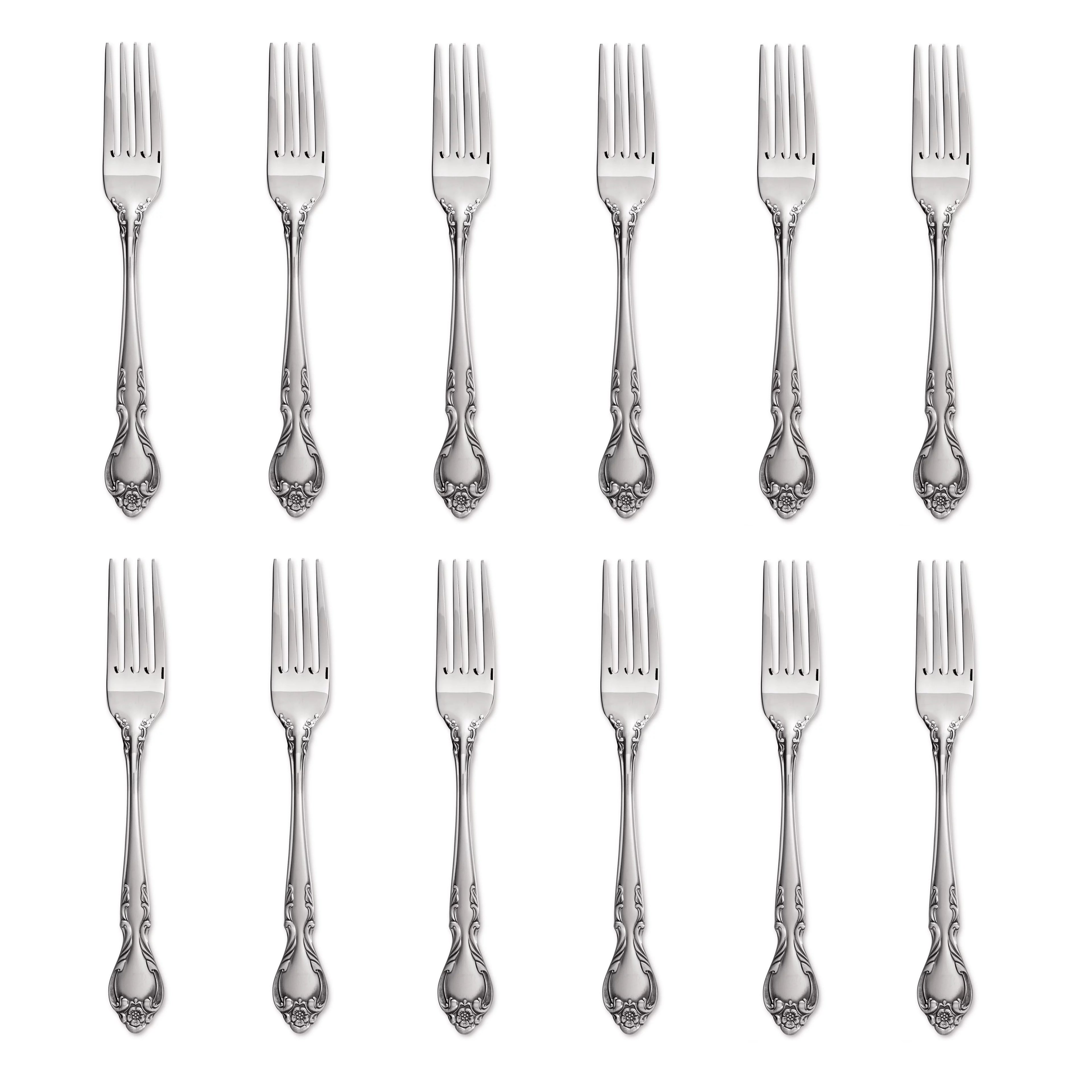 18/8 Stainless Steel Dinner Fork Set of Twelve L28402