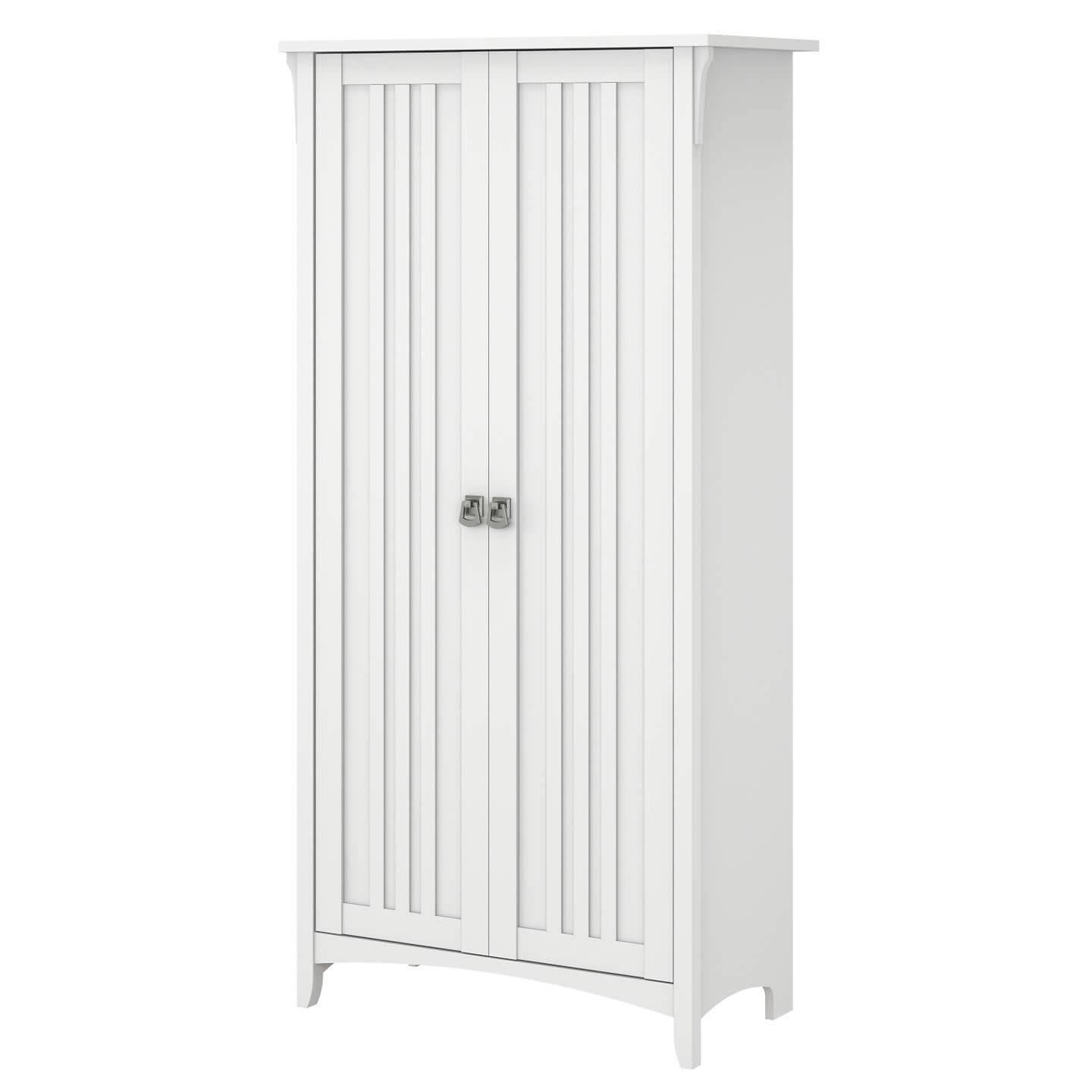 Ash Brown Tall Storage Cabinet with Doors P832438
