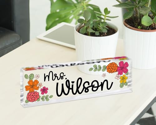 Teacher Desk Name Plate G160