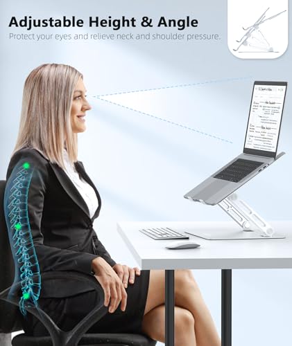 Adjustable Laptop Stand with Non-Slip Mat K857512