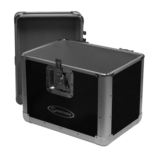 Black Record Utility Case for 70 12" Vinyl Records W73107