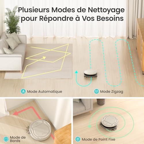 Robot Vacuum with 12000Pa Suction, Anti-Tangle Brushes, Self-Emptying V746