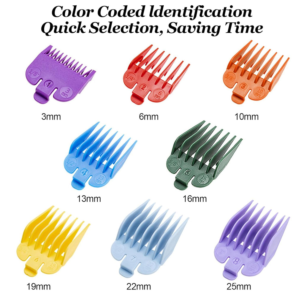 Hair Clipper Guards for Wahl Clippers from 1/8" to 1" E3586