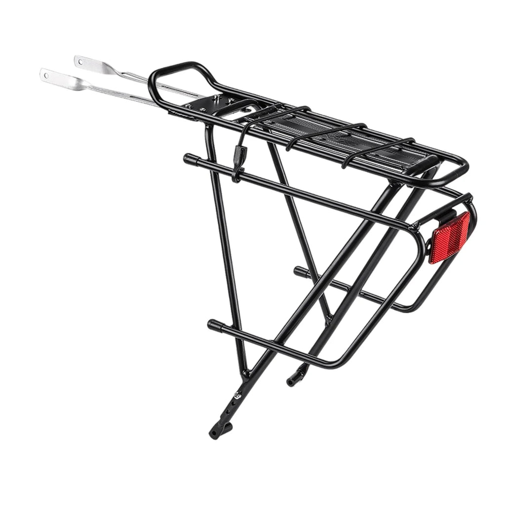 Black Durable Bike Cargo Rear Rack with Reflector Y129
