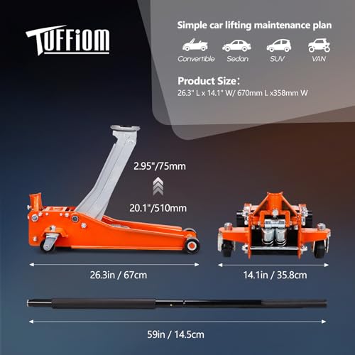 3 Ton Low Profile Floor Jack R753