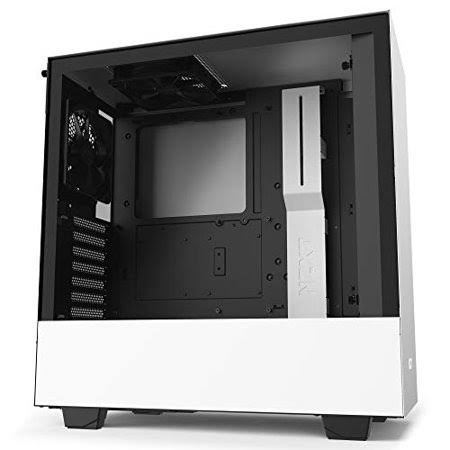 Compact ATX Mid-Tower PC Gaming Case with Tempered Glass Side Panel E99243