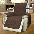 Beige 30 Inch Waterproof Recliner Chair Cover N234