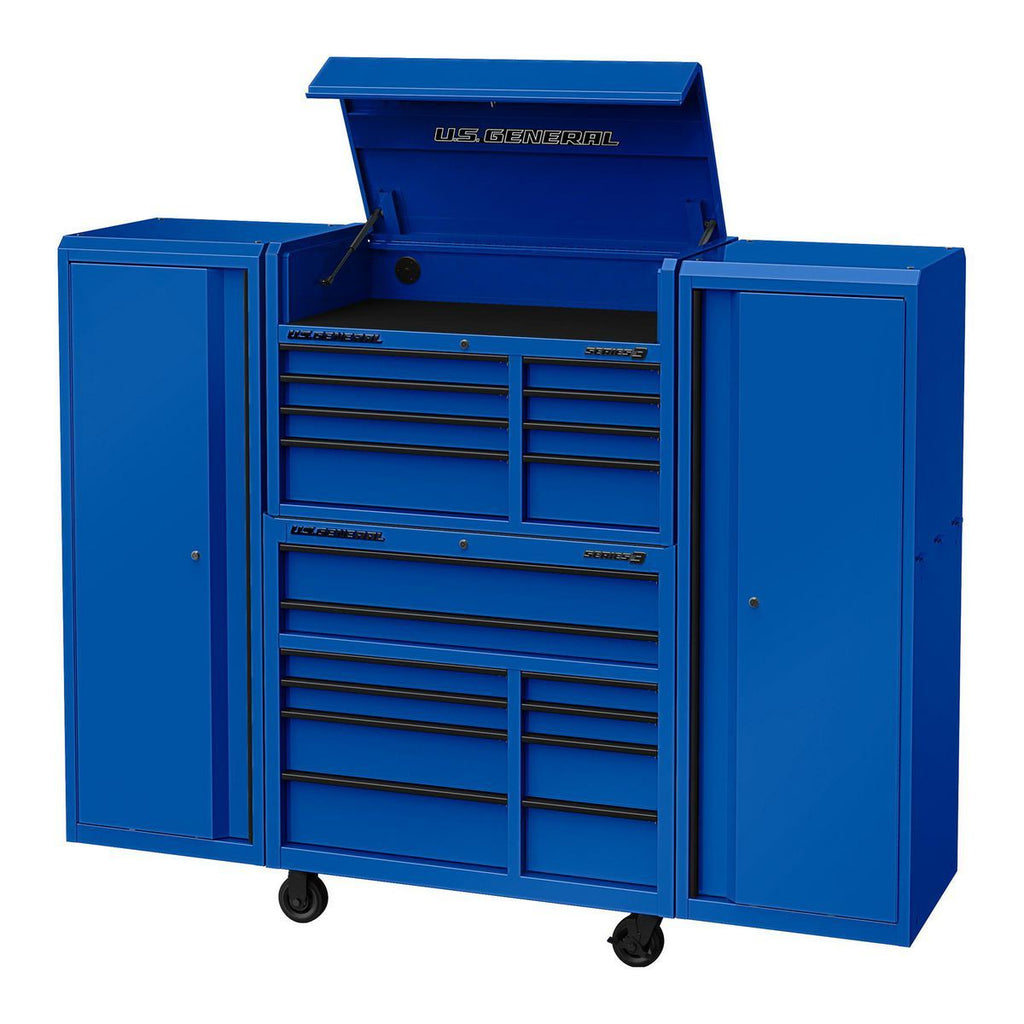 42 in. x 22 in. Blue Roll Cab V6252
