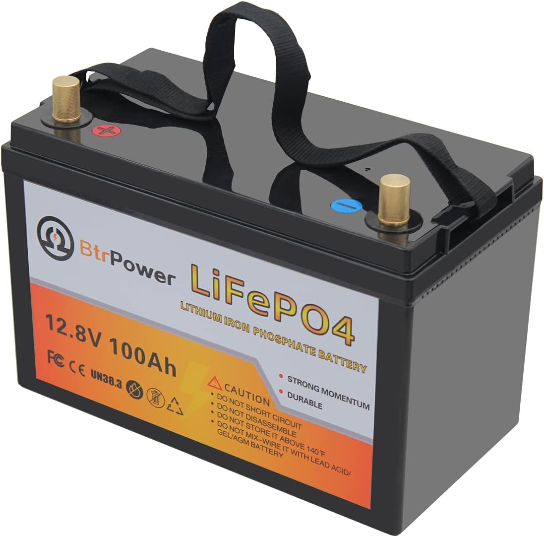 12V 200Ah Deep Cycle LiFePO4 Battery with Built-in 100AH BMS M445980