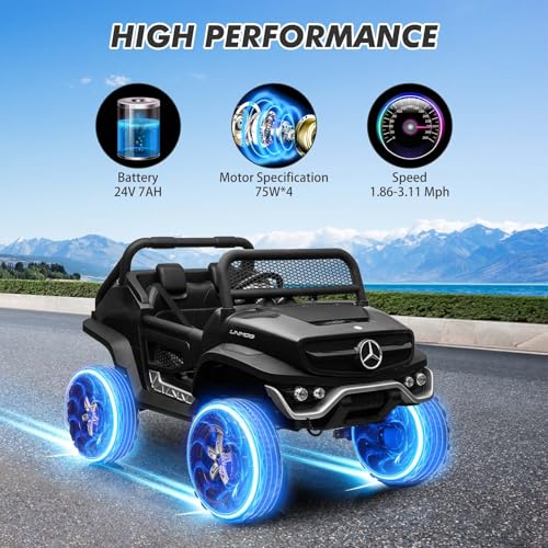 White 2 Seater 24V Battery Powered Ride On Truck J24514