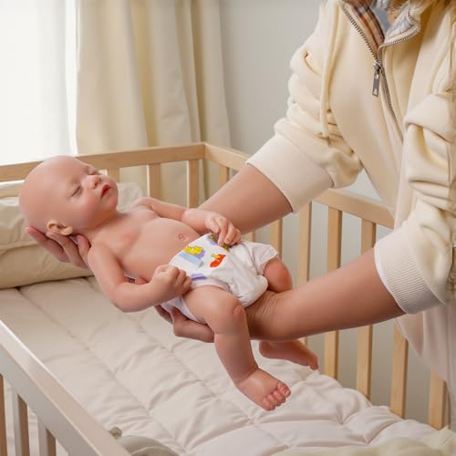 16 Inch Full Platinum Silicone Reborn Baby Doll M6048