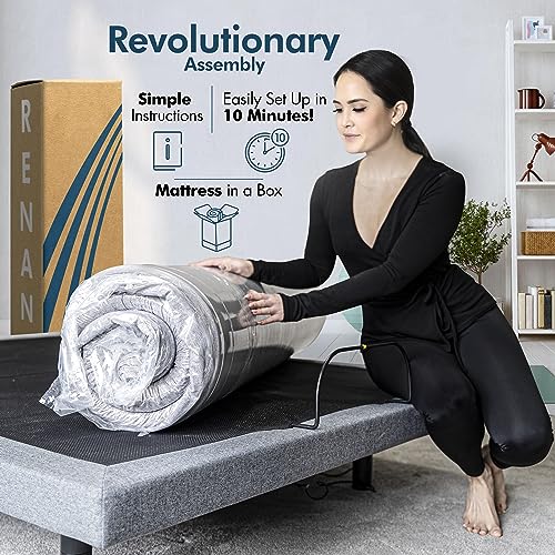 Split King Adjustable Bed Frame with Cooling Gel Mattress A713390