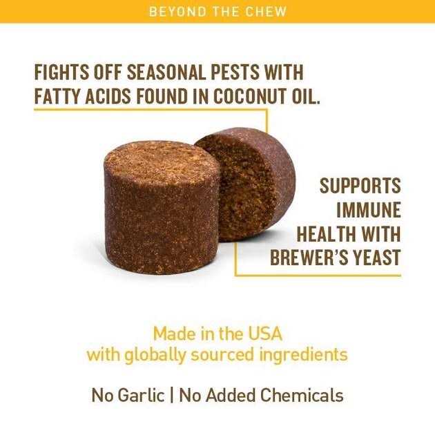 Hickory Smoke Flavored Soft Chews Flea & Tick Support for Dogs V16407