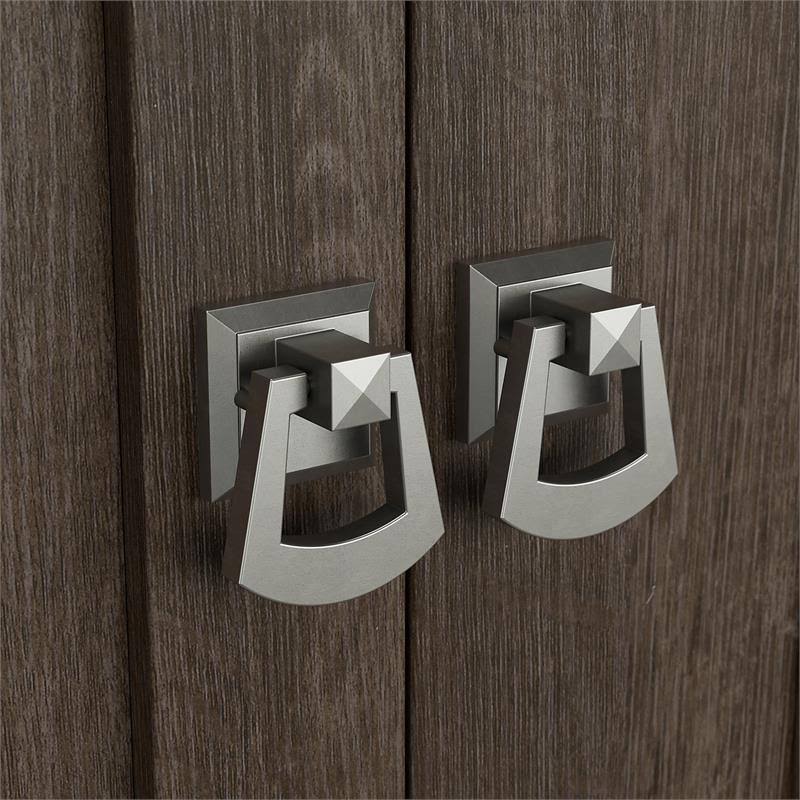 Ash Brown Tall Storage Cabinet with Doors P832438