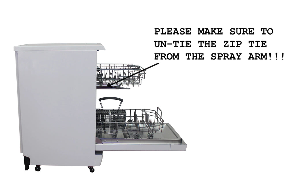 White 18" Portable Dishwasher L597040