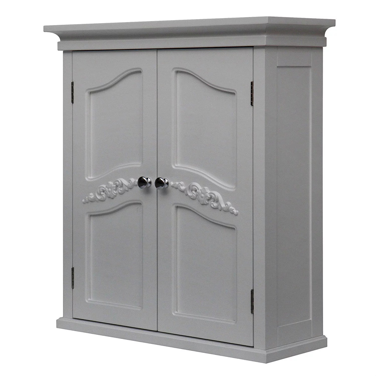 White 2 Door Bathroom Wall Cabinet Q202