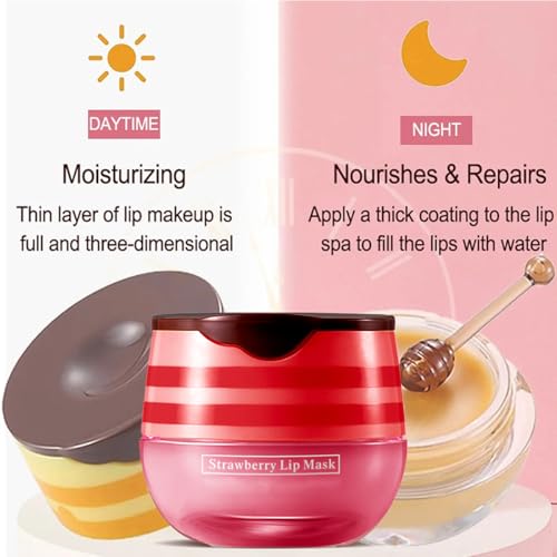 6 PCS Lip Balm Set (Honey, Strawberry, Watermelon, Apple Lime, Cherry, Mint) Z395