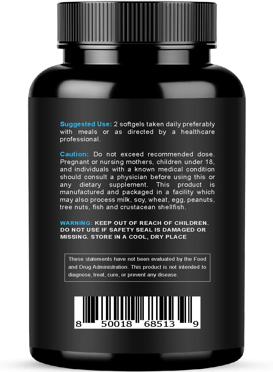 Omega 3 Fish Oil 2000mg 120 Softgels P84479