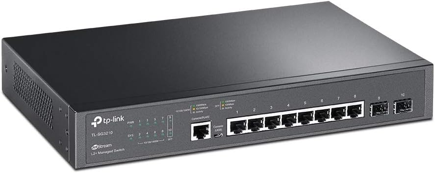 8 Port Gigabit Switch with 2 SFP Slots S593313