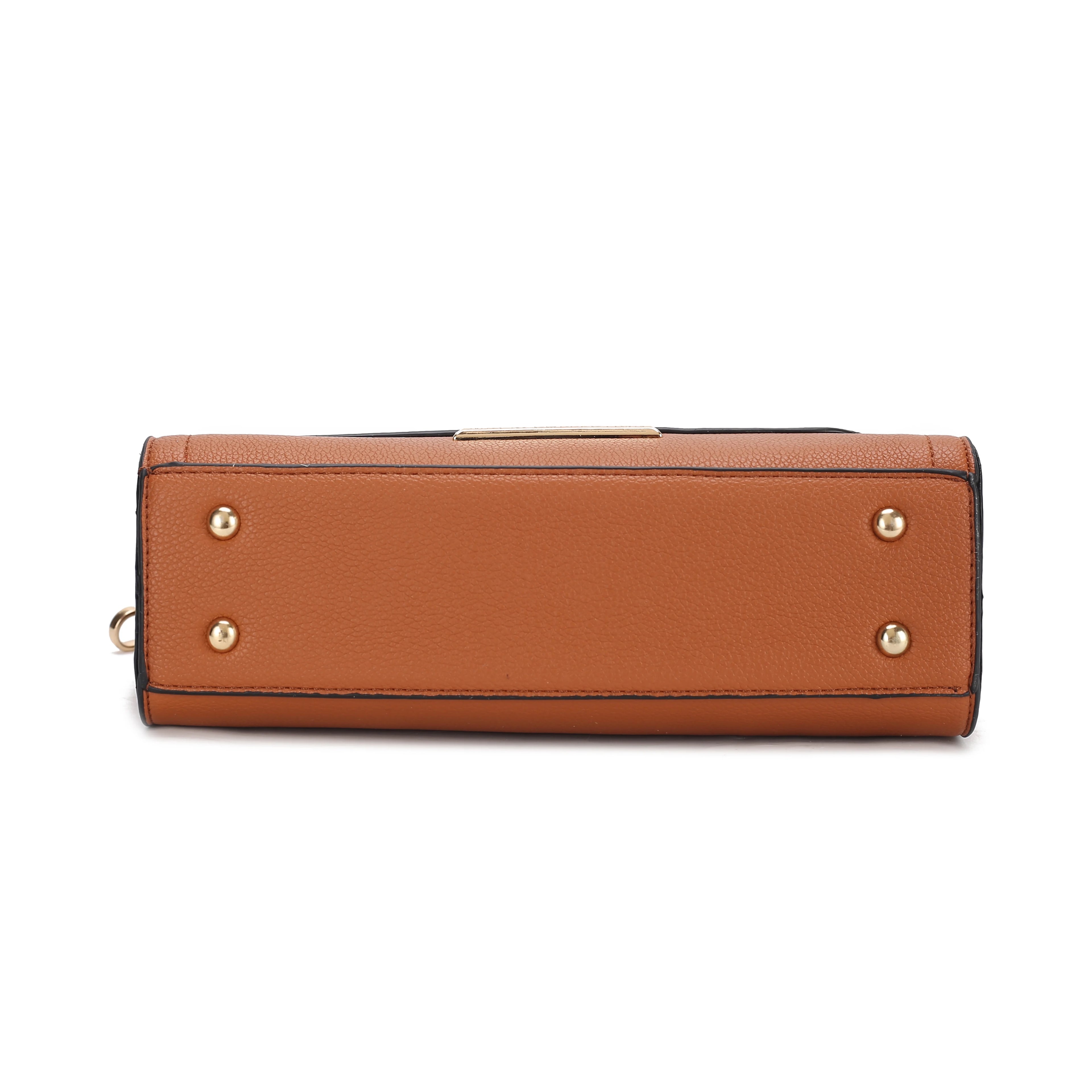 Croco Embossed Vegan Leather Shoulder Bag N2325