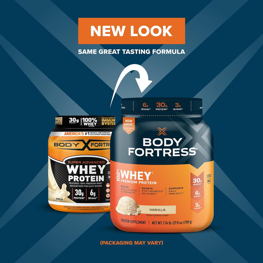100% Whey Vanilla 1.74lbs & Whey Protein Vanilla Cream 1.8lbs L1293
